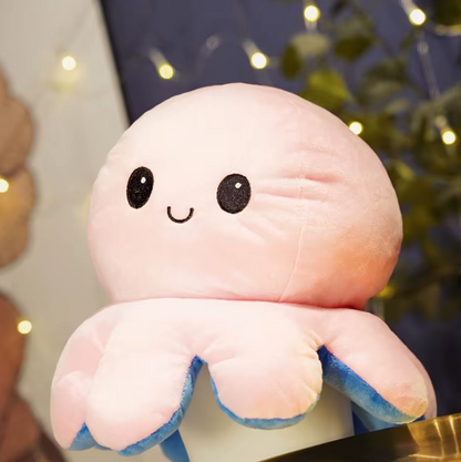 Reversible octopus plush